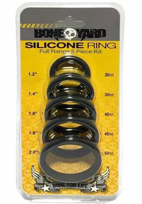 Boneyard Silicone Ring 5 Pcs Kit