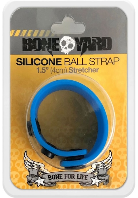 Boneyard Silicone Ball Strap Blue