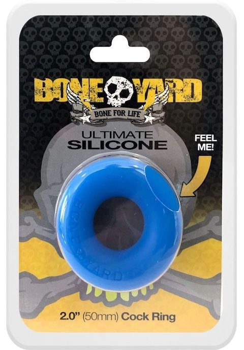 Boneyard Ultimate Silicone Cock Ring Blue